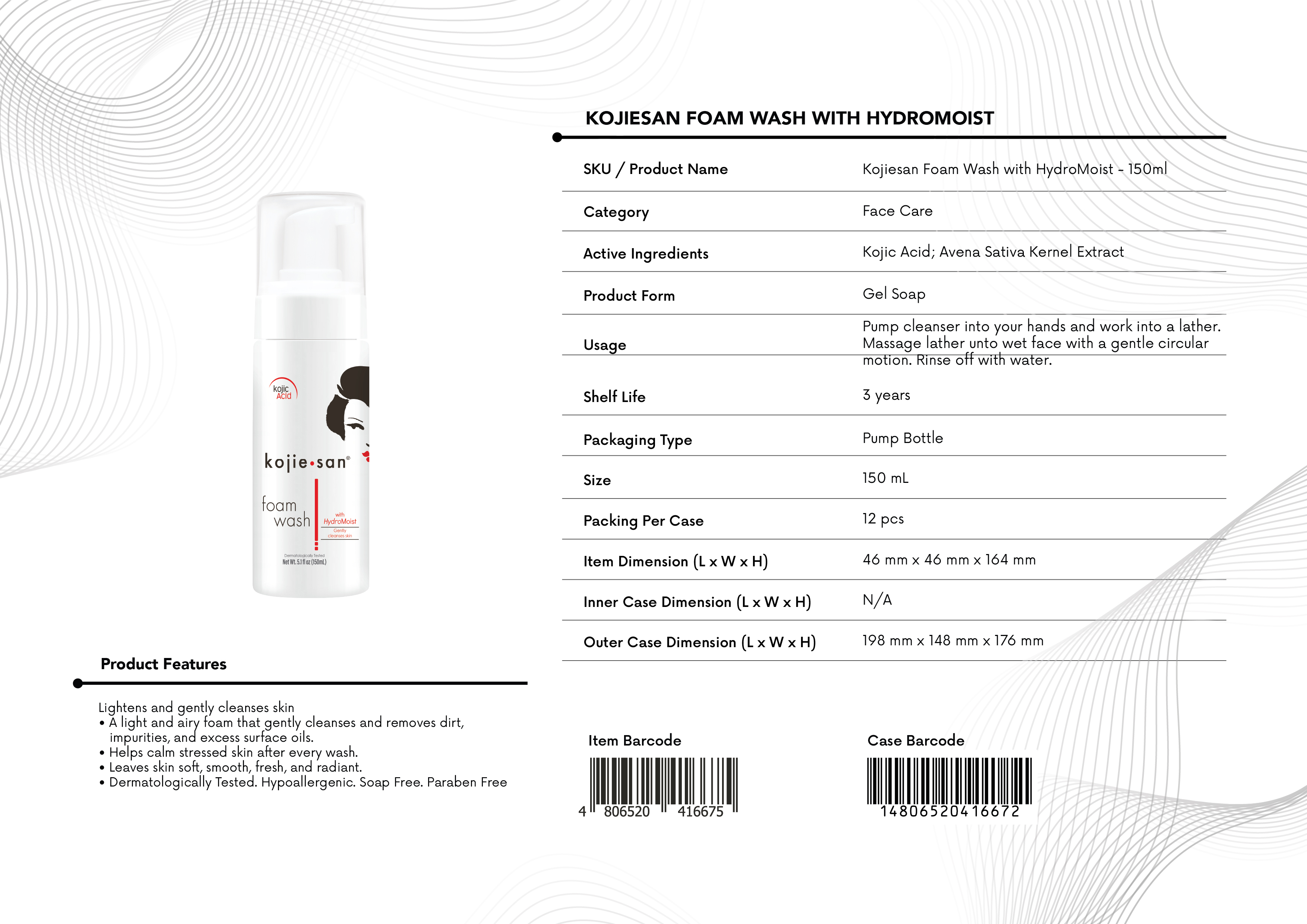 KS FOAM WASH HM 150ml