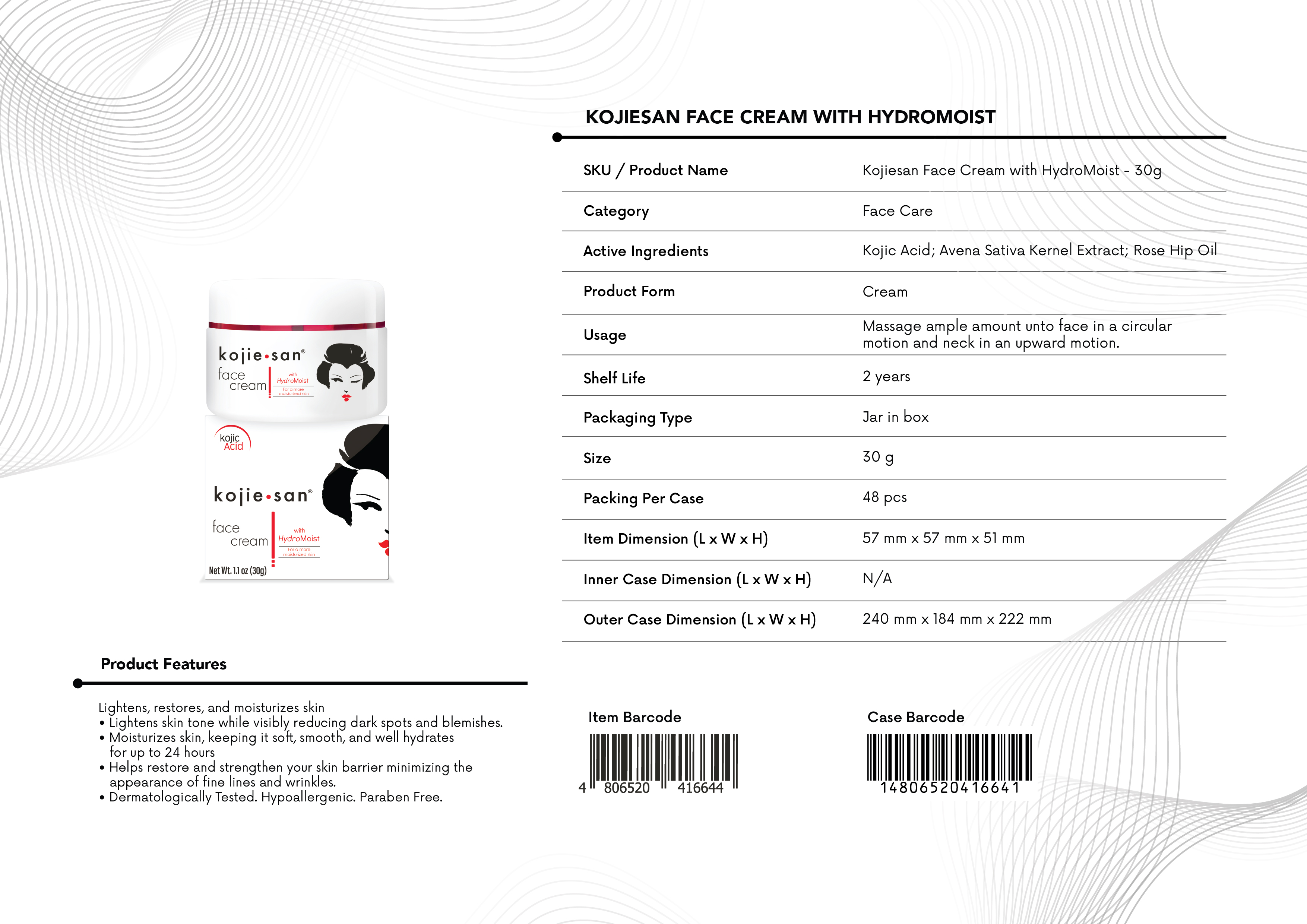 KS FACE CREAM HM 30g